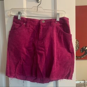 Ribbed Urban Outfitters Mini Skirt